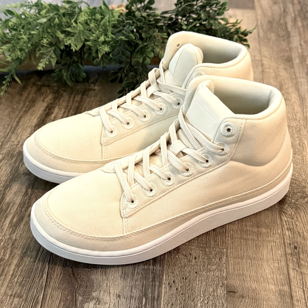 ALLBIRDS Pacer Cream Canvas Midi Womens 9